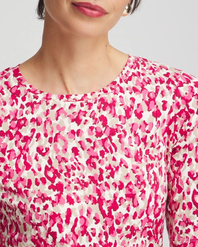 Touch of Cool Leopard Short Sleeve Tee - image 4